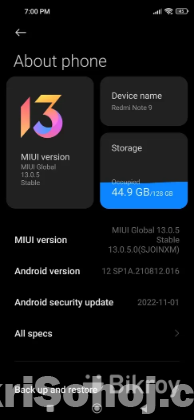 Redmi note 9 6/128gb